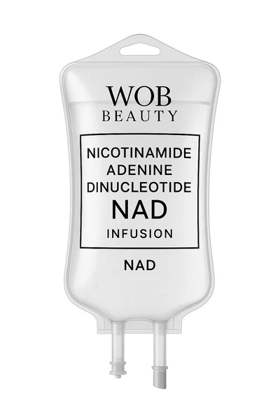 WOB Beauty NAD+ infusion bag illustration